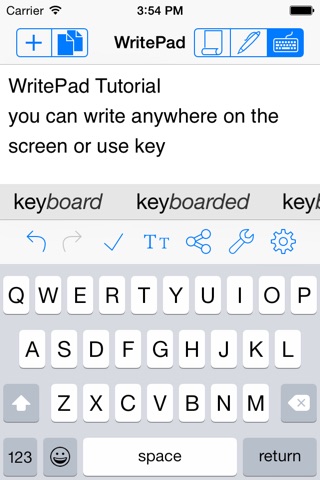 WritePad screenshot 3