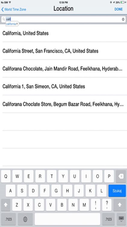 World Time Zone for a cities around the world screenshot-4