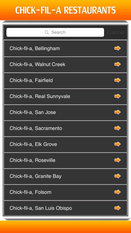 Best App for Chick-fil-A Restaurants Locations