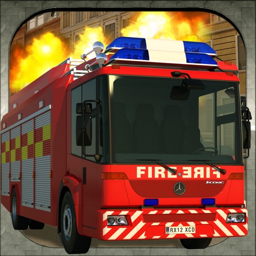 Fire Fighter Hero Parking Simulator - 911 Emergency Truck Driving Game Icon