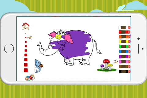 Animals coloring books for fun screenshot 2