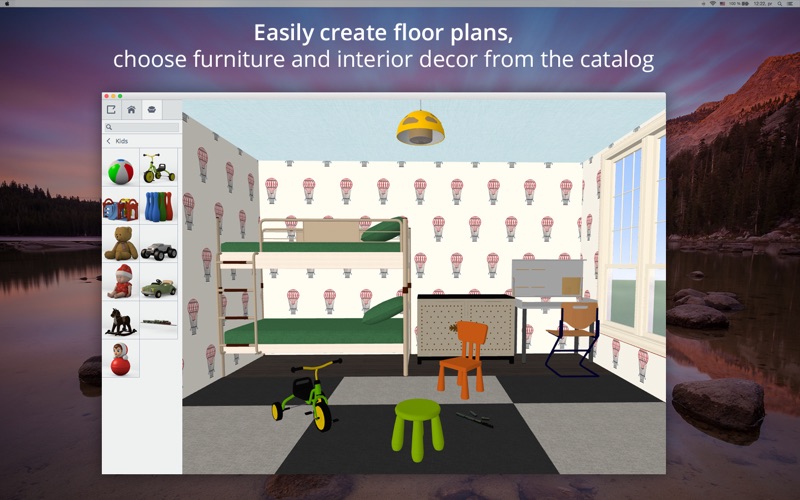 Kids Room Design 5D - kids room plans, interior design and decor in 2D &amp; 3D thumbnail 3