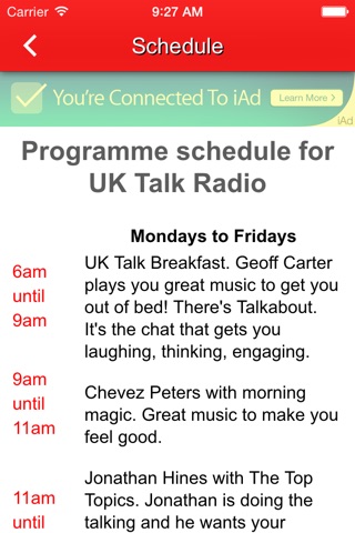 UK Talk Radio 2 screenshot 3