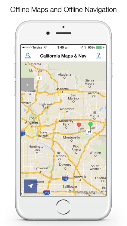 California Offline Maps and Offline Navigation screenshot-0
