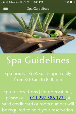 Zoia Spa Aruba screenshot 2