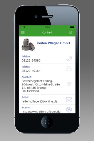 Reifen Pfleger GmbH screenshot 4