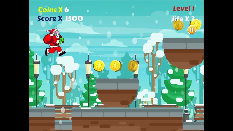 Santa Runner 2D