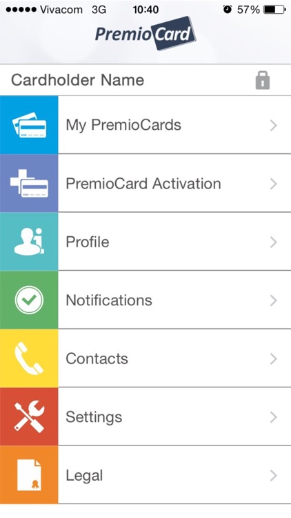 PremioCard Mobile