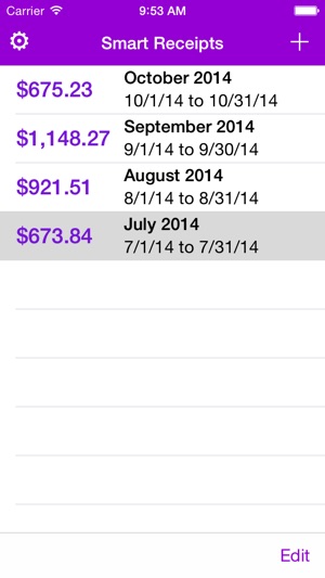 Northridge Receipts