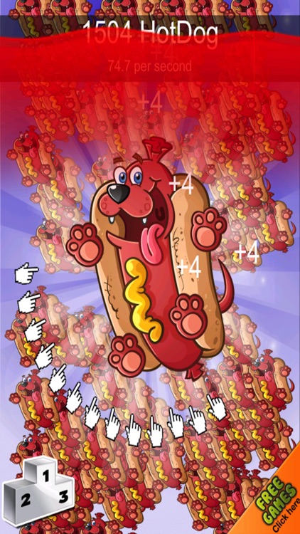 A Cute Funny Hot-Dog Clickers - Tapping Frenzy screenshot-3