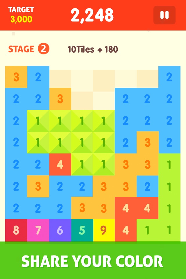 Just Clear All - popping numbers puzzle game screenshot 3