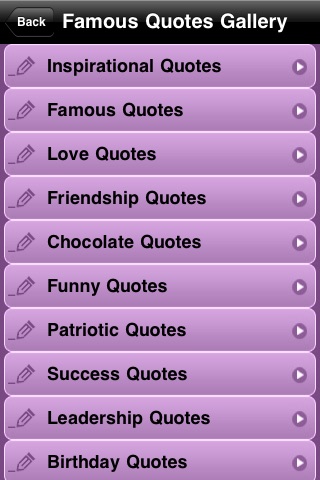 Famous Quotes Gallery screenshot 2