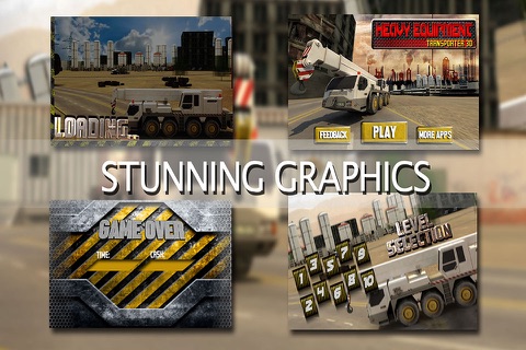 Heavy Equipment Transporter 3D - Transport weighty material through 8×8 tractor and semi-trailer and have fun screenshot 3