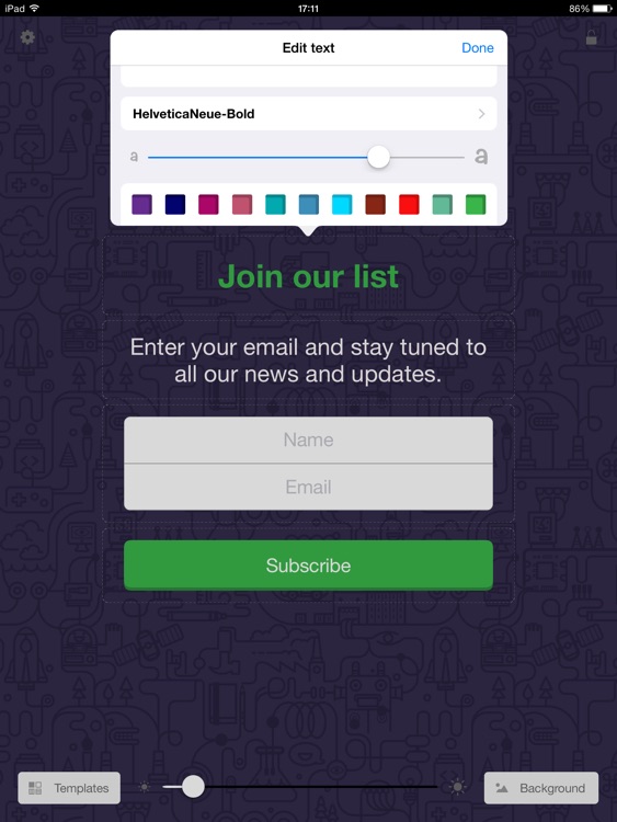 MailerLite Subscribe App