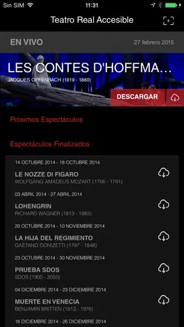 Game screenshot Teatro Real Accesible apk