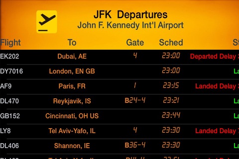 iFlightBoard Free-- Departures & Arrivals screenshot 2