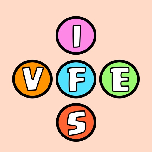 Fives - A Fast Word Tapping Game iOS App