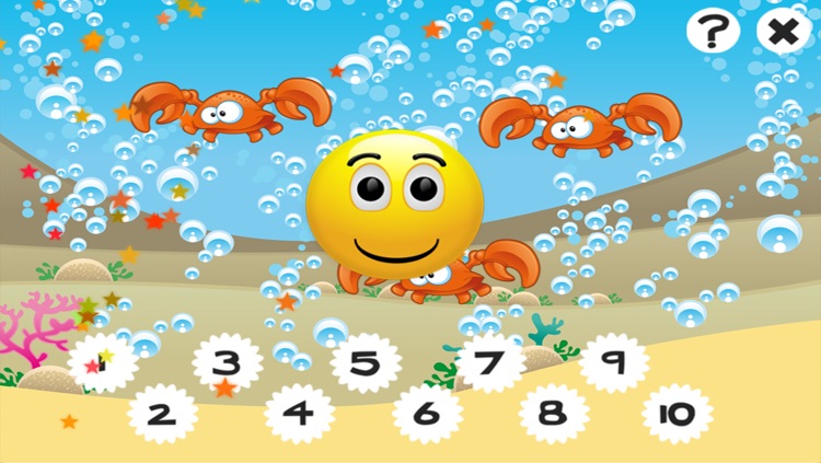 An Ocean Counting Game for Children to learn and play with Marine Animals screenshot-4