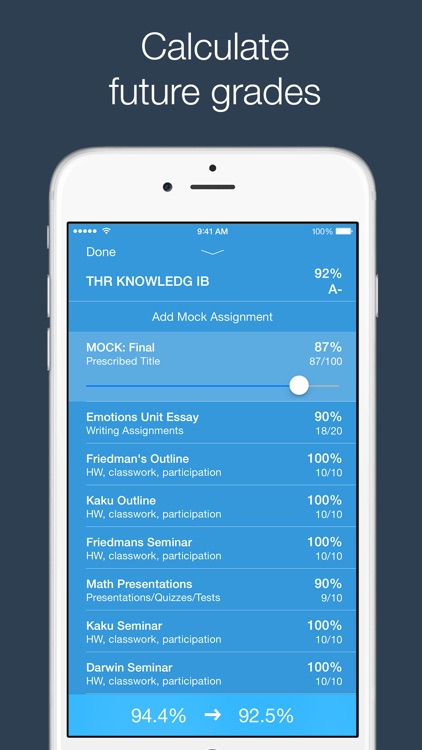Grades for Parents & Students