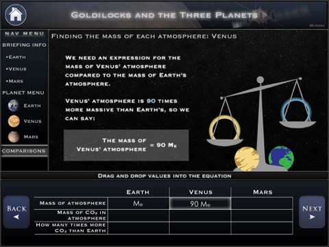 Goldilocks and the Three Planets screenshot 3