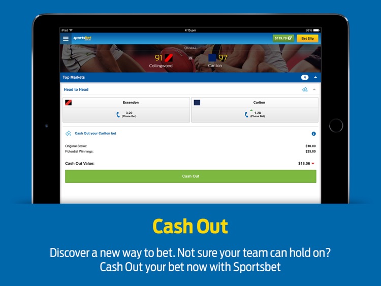 Sportsbet for iPad