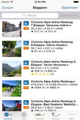 Alpe Adria Radweg screenshot 3