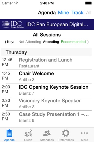 IDC Summit screenshot 2