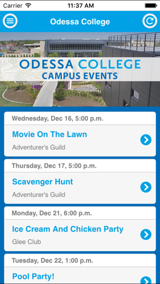 How to cancel & delete Odessa College Events from iphone & ipad 2