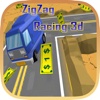 ZigZag Car Racing : Cute Cartoon Race 3d Free Fun Game