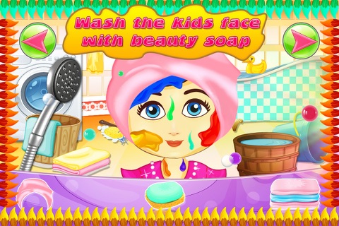 Baby Face Paint Wash – kids face painting & makeover salon game screenshot 3