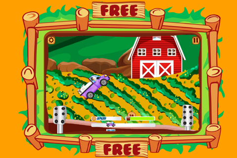 Farm Cars Mountain Climb Game screenshot 4