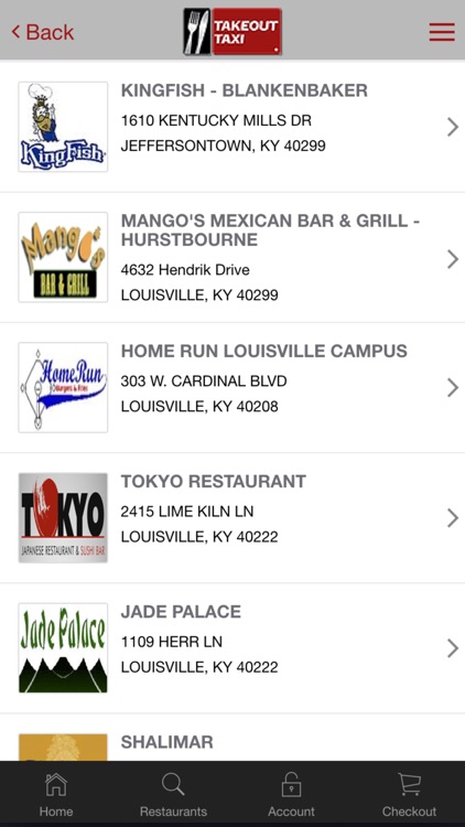 Takeout Taxi Louisville Restaurant Delivery Service