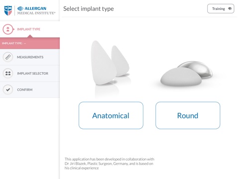 Natrelle™ Implant Selection App - CZ screenshot 3