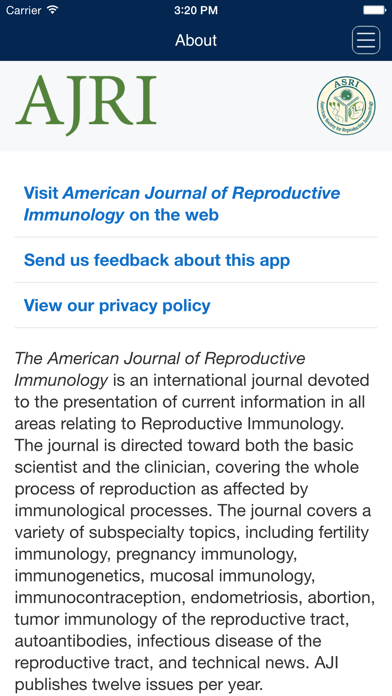 How to cancel & delete American Journal of Reproductive Immunology from iphone & ipad 4