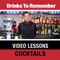 Drinks To Remember is an application with a wide variety of video lessons that will teach you the basic and fundamentals of properly creating Classic Cocktail Drinks