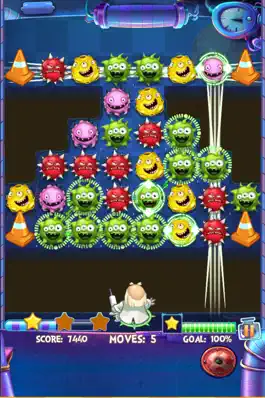 Game screenshot Crazy Doctor VS Weird Virus Free - A cool matching link puzzle game hack