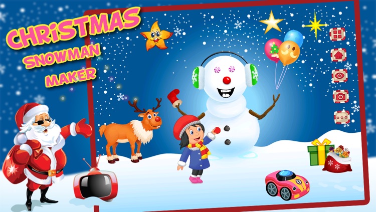 Christmas Snowman Maker & Dressup Salon