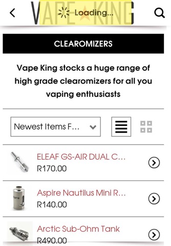 Vape King South Africa screenshot 2