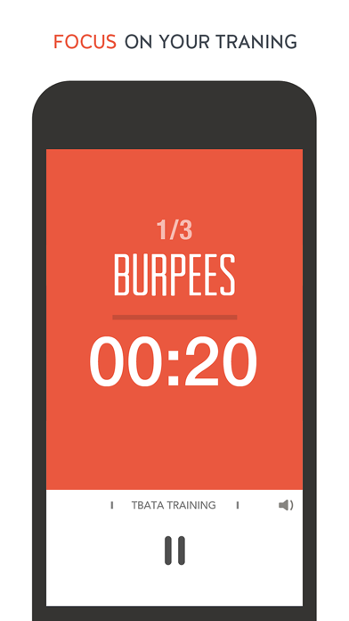 TABATACH - Interval Workout Timer for High Intensity Interval Training (HIIT) : TABATA & any Circuit Training Screenshot 2