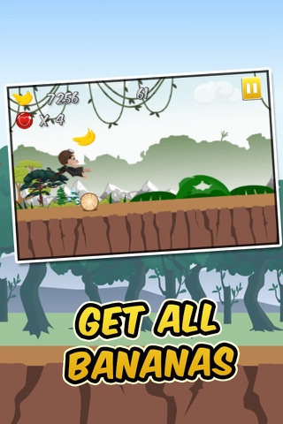 Banana Monkey Run PRO - Crazy Spider Jump Minion Fun Rush screenshot 3