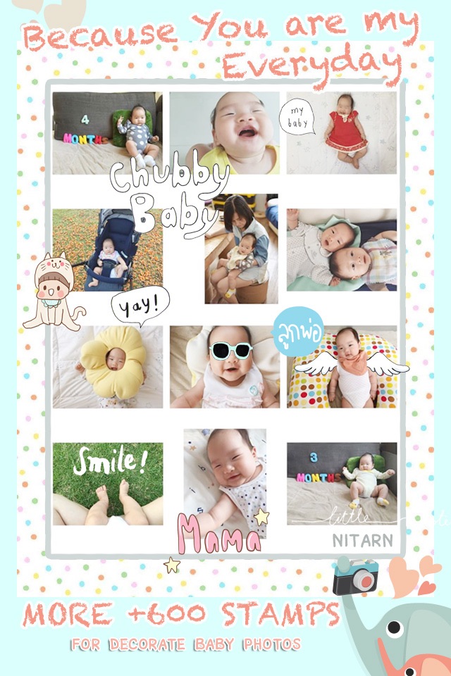 Babyto Camera - Mother and baby journal stamps screenshot 4