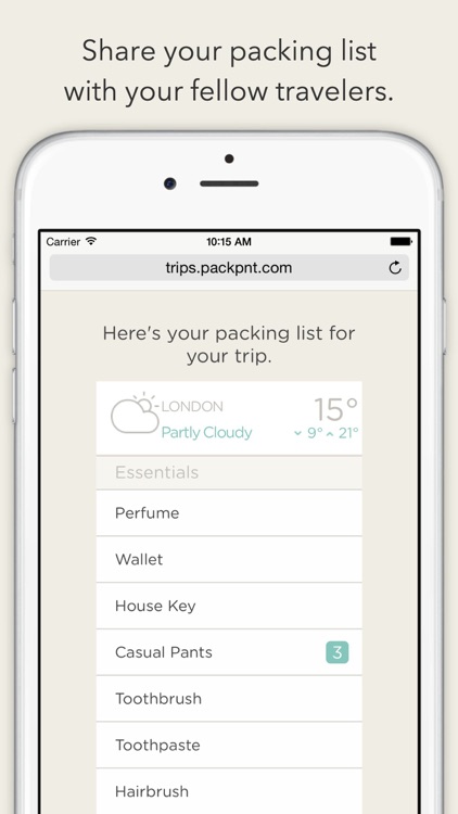 PackPoint Premium - Packing List Travel Companion screenshot-3