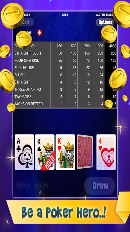 VIP Video Poker - Texas Holdem Casino Vegas Slot screenshot-3