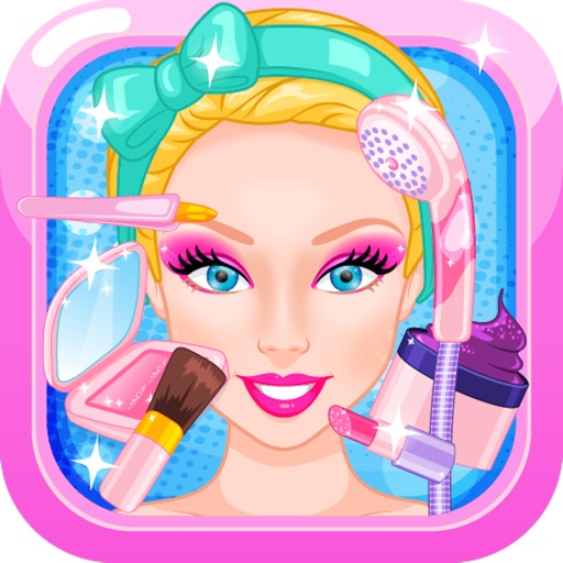 Party Salon Girls Game spa makeover, dress up fashion, makeup games