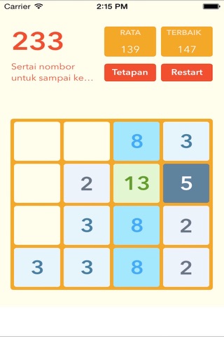 2048 Malay screenshot 3