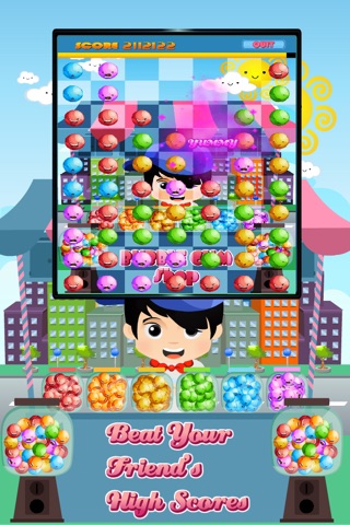 Bubble Gum Match - Jelly Matching Games for Kids and Toddler Free screenshot 3