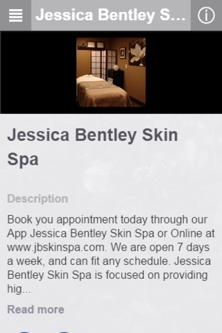 Jessica Bentley Skin Spa screenshot 2