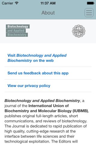 Biotechnology and Applied Biochemistry screenshot 4