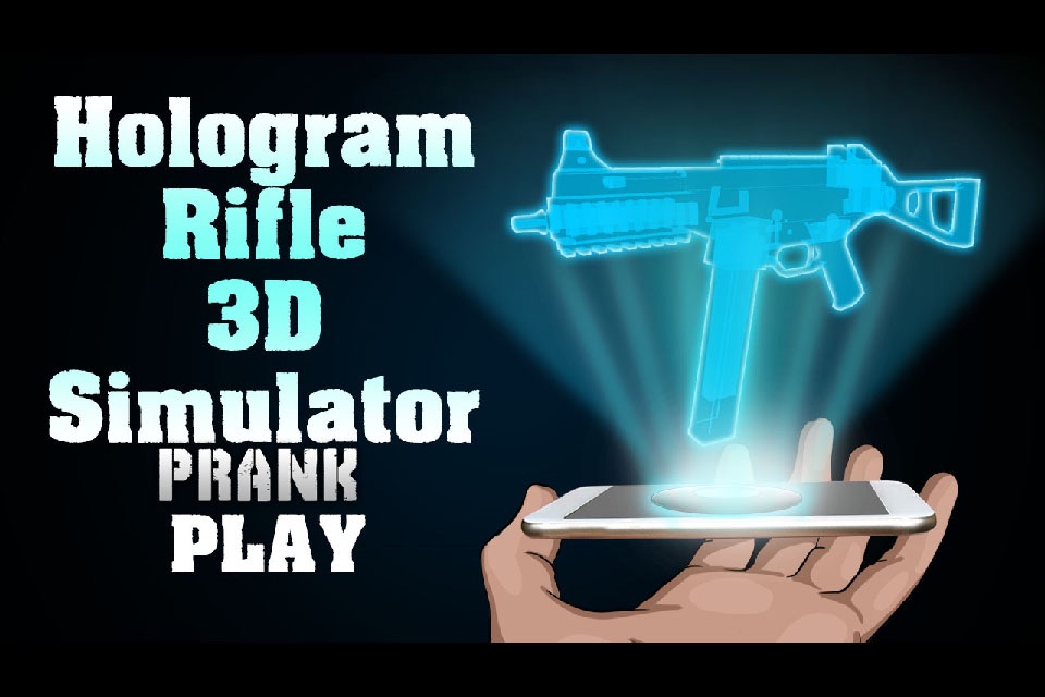 Hologram Rifle 3D Simulator screenshot 3
