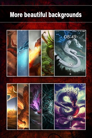 Dragon Wallpapers, Backgrounds & Themes Pro - Lock Screen Maker with Cool HD Dragon Pics screenshot 3